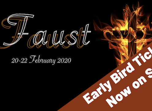 Faust - early bird tickets now on sale