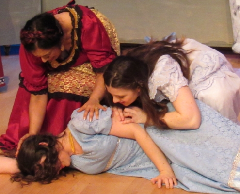 Olga faints