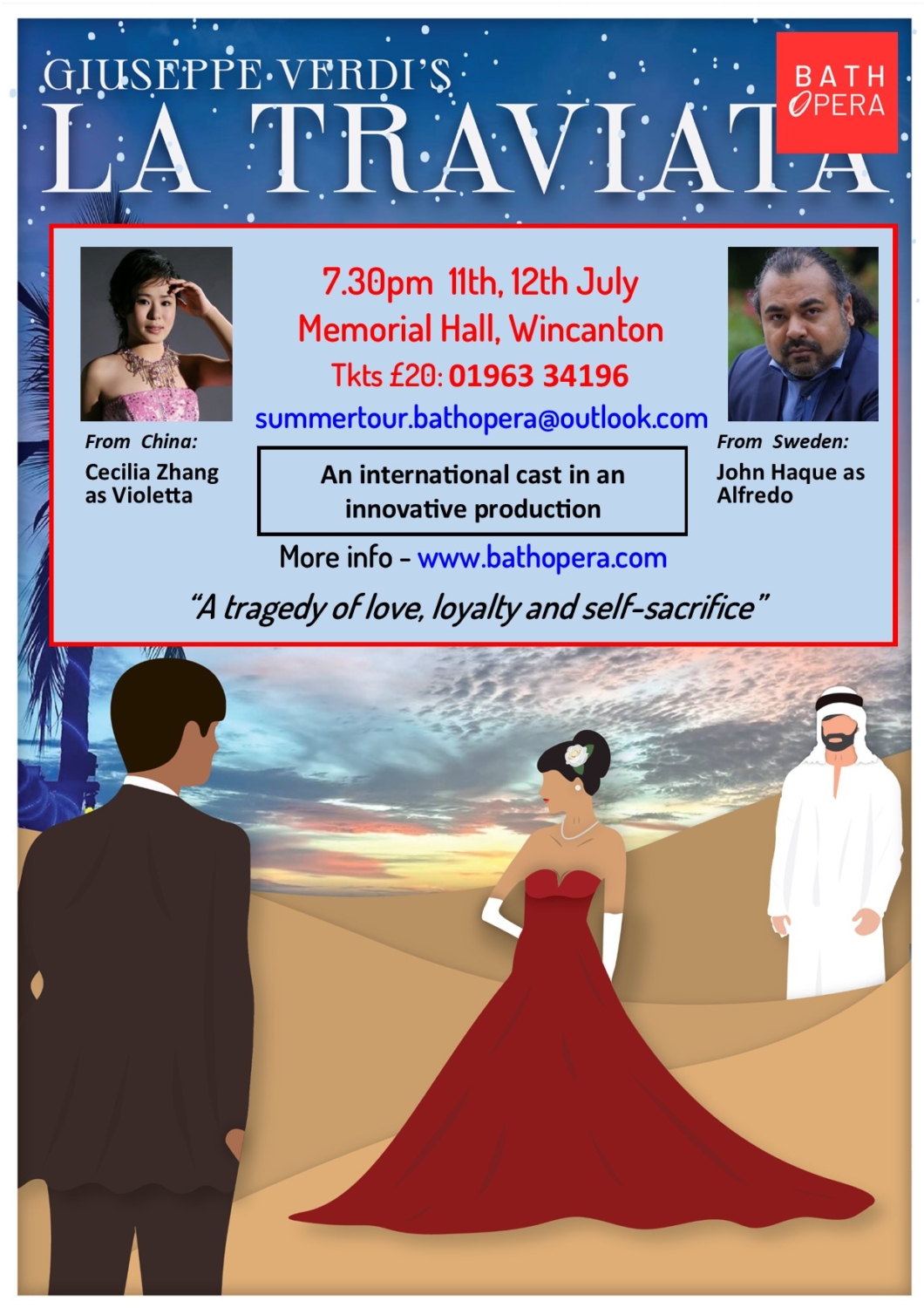 La Traviata - Wincanton, Memorial Hall